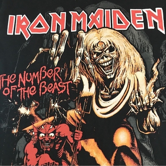 Iron Maiden The Number of the Beast Graphic T-Shirt - Picture 7 of 8